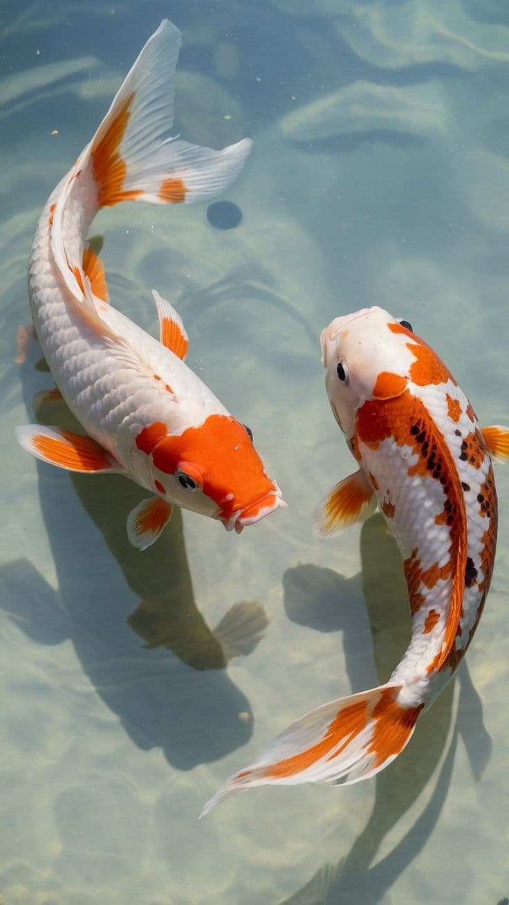 Japanese Koi Fishes